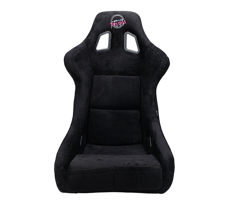NRG Innovations Prisma FRP Fixed Back Bucket Racing Seat – Gun Metal / Alcantara Mix