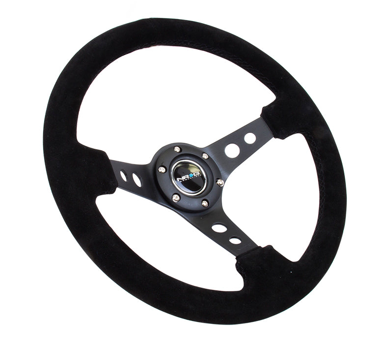 MOMO MOD.78 Black Suede Steering Wheel 320MM OR 350MM Size MOMO MOD.78 Black Suede Steering Wheel 320MM OR 350MM Size