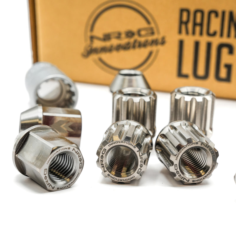 TITANUM SILVER LUG NUTS – NRG Innovations