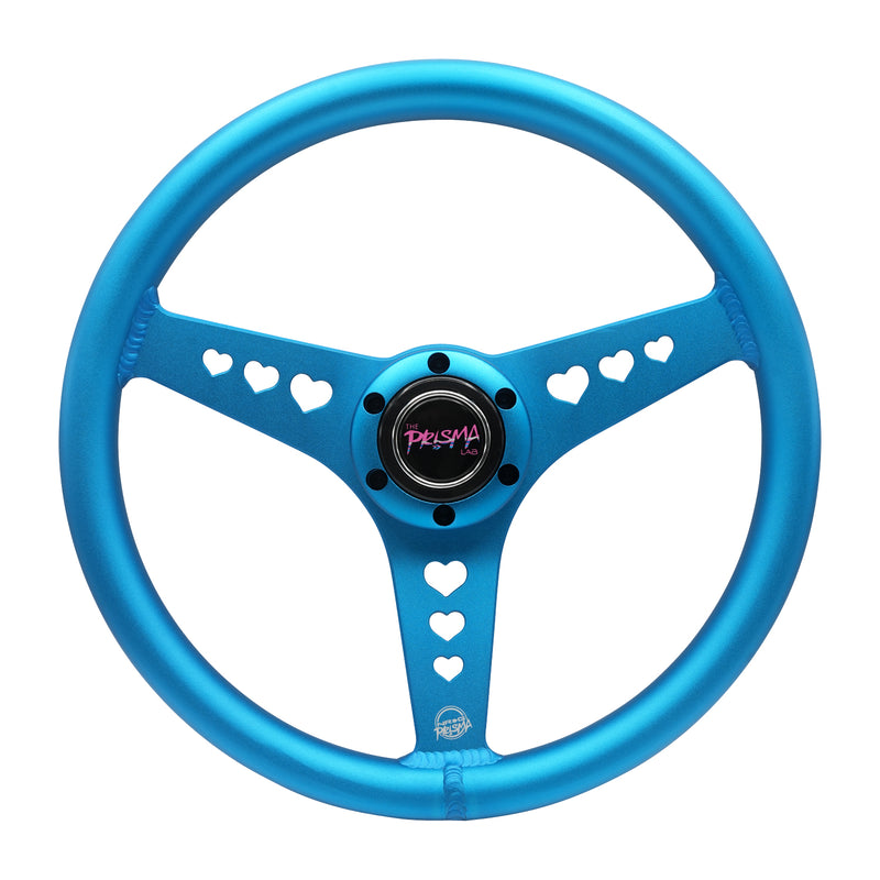 ALUMINUM STEERING WHEELS - HEART CUTOUT (350MM)