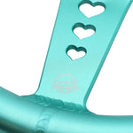 ALUMINUM STEERING WHEELS - HEART CUTOUT (350MM)