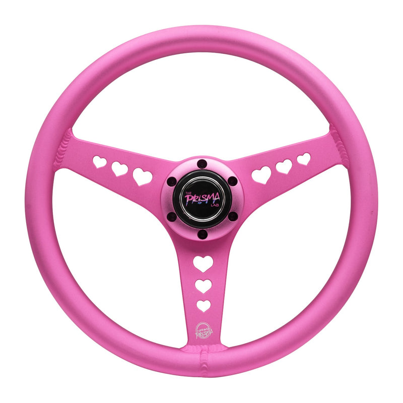 ALUMINUM STEERING WHEELS - HEART CUTOUT (350MM)