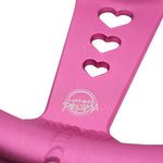 ALUMINUM STEERING WHEELS - HEART CUTOUT (350MM)