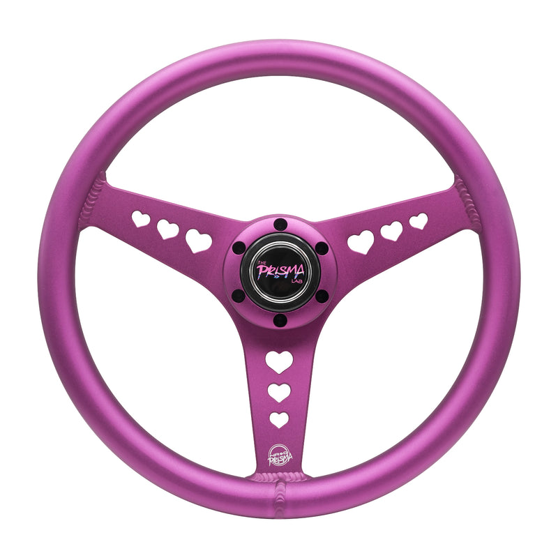 ALUMINUM STEERING WHEELS - HEART CUTOUT (350MM)