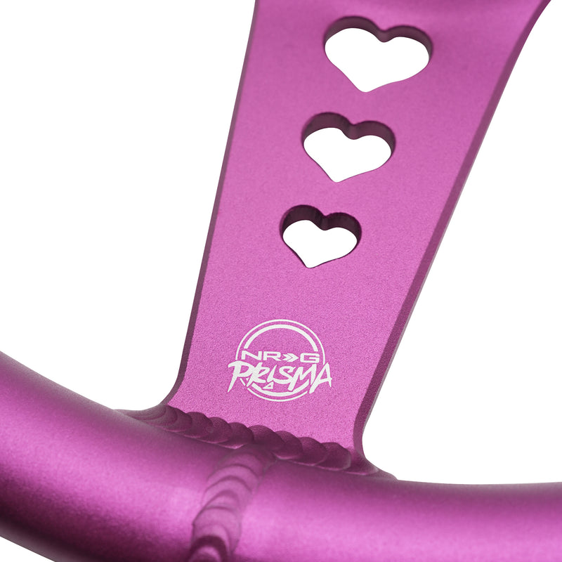 ALUMINUM STEERING WHEELS - HEART CUTOUT (350MM)