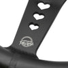 ALUMINUM STEERING WHEELS - HEART CUTOUT (350MM)