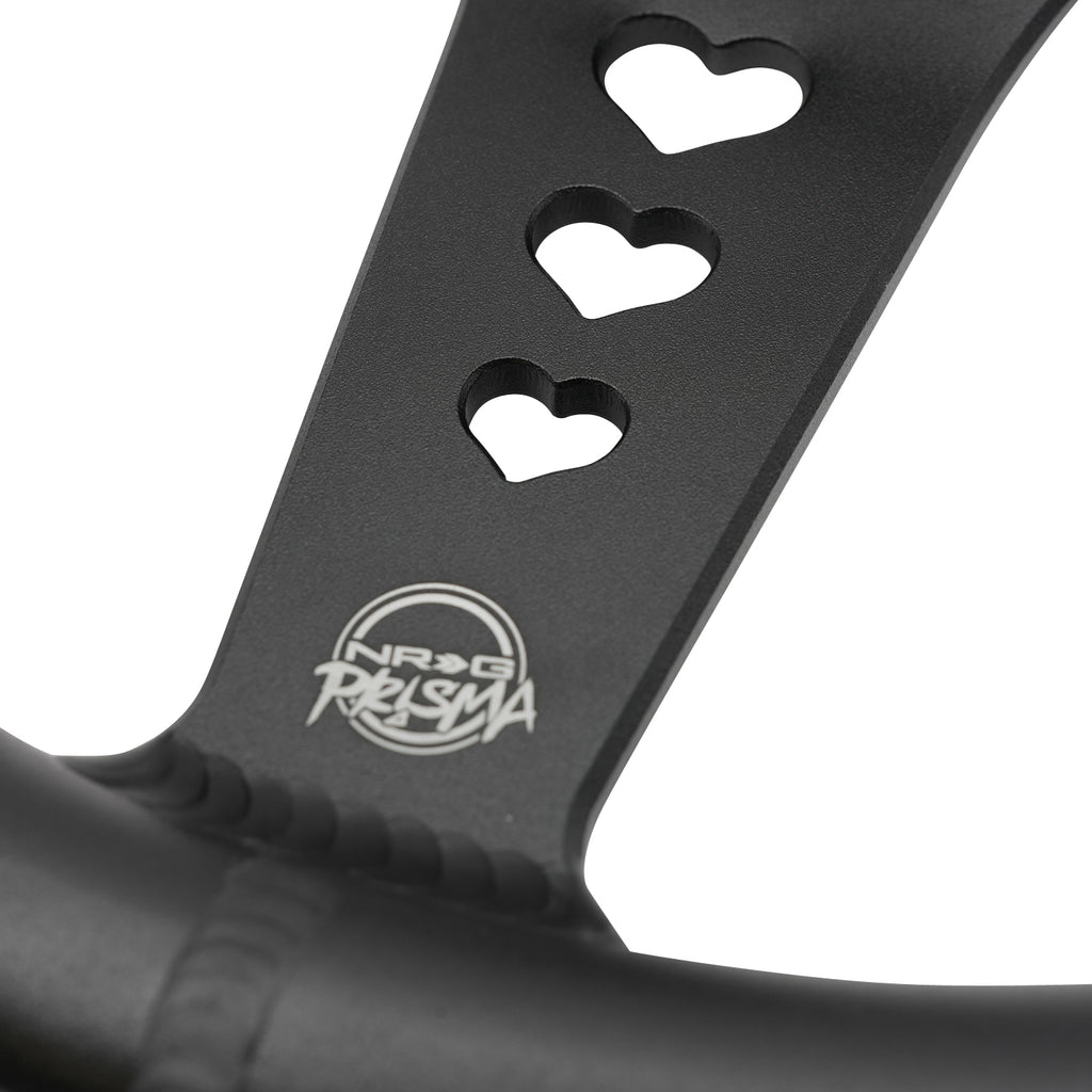 ALUMINUM STEERING WHEELS - HEART CUTOUT (350MM)