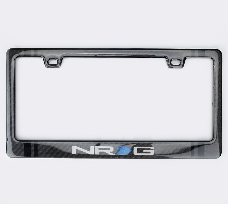 Carbon Fiber License Plate Poly Dipped Finish