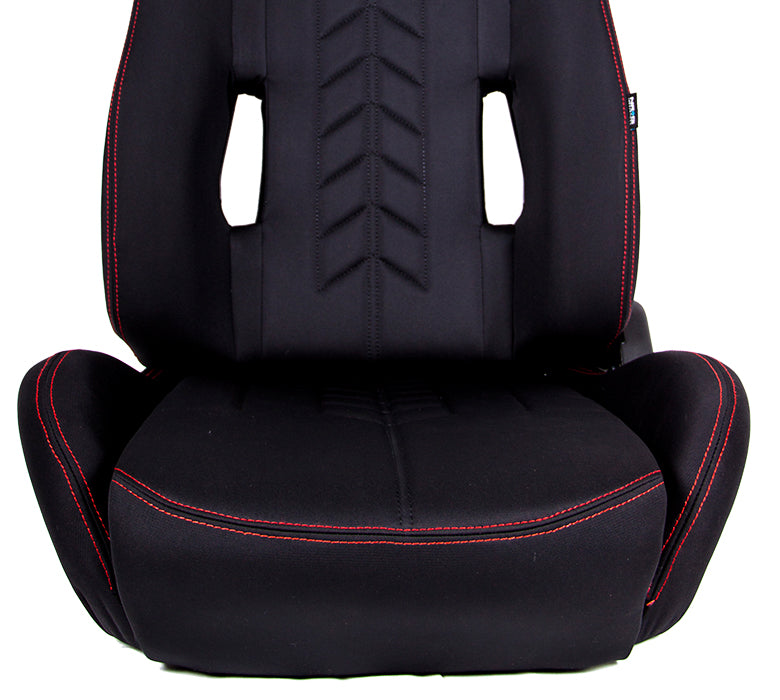 Reclinable Racing Seat Arrow in Cloth