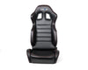 Reclinable racing Seat Red Stitching