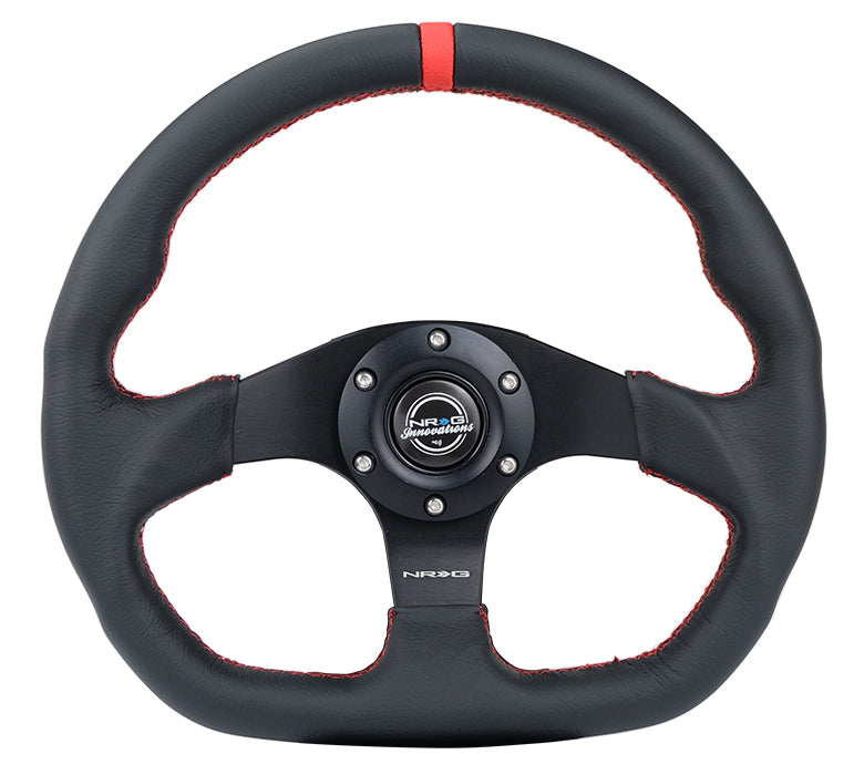 NRG ステアリングホイール FLAT BOTTOM STEERING WHEEL LEATHER – NRG Innovations