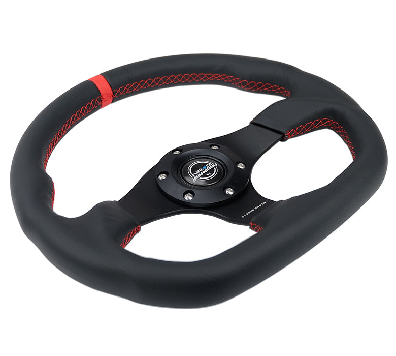 NEW NRG Classic Black Wood Steering Wheel 350mm Chrome Gold Spokes ST-015CG-BK E - Foto 2