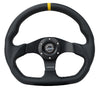 NEW NRG Classic Black Wood Steering Wheel 350mm Chrome Gold Spokes ST-015CG-BK E - Foto 3