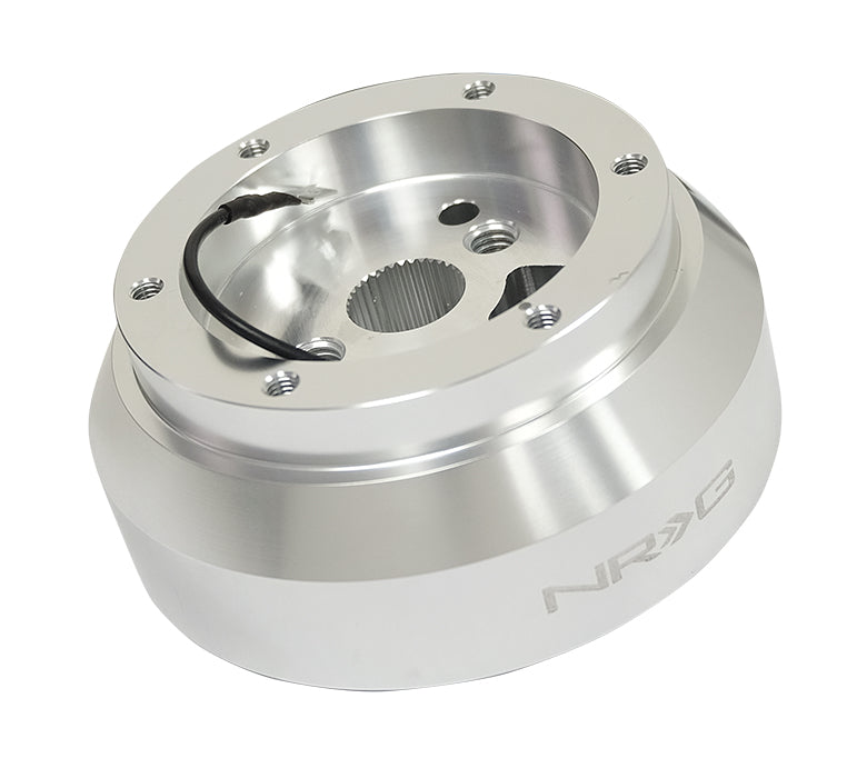 NRG STEERING WHEEL SHORT HUB+GEN 2.0 QUICK RELEASE GUN METAL