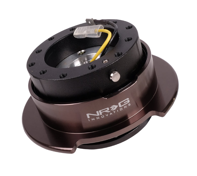 thumbnail image 2 of NRG Innovations GEN 2.2 Quick Release – Black Body & Black Ring (SRK-220BK) For Steering Wheel 2 of 4